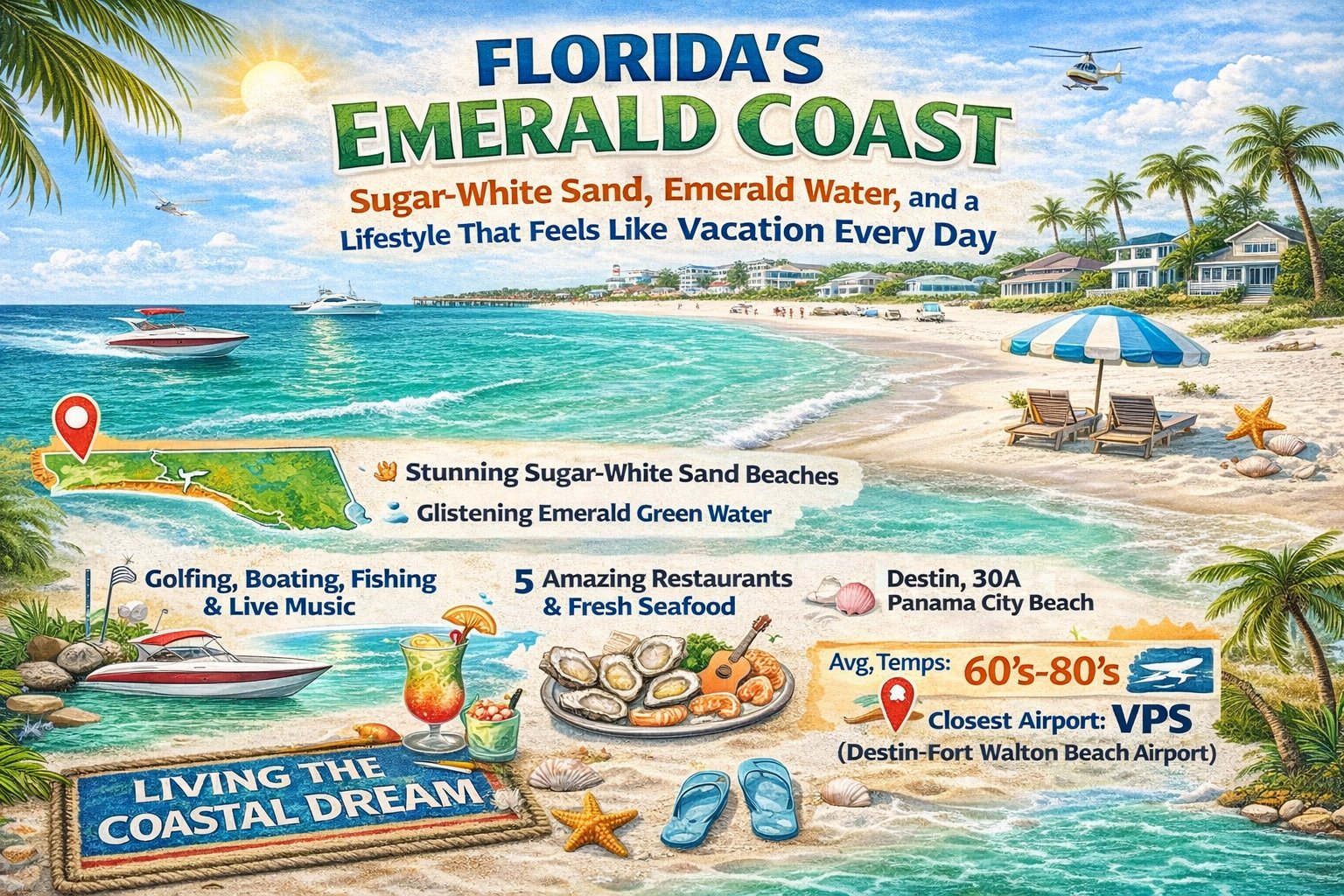 Sugar-White Sand, Emerald Water, and a Lifestyle That Feels Like Vacation Every Day